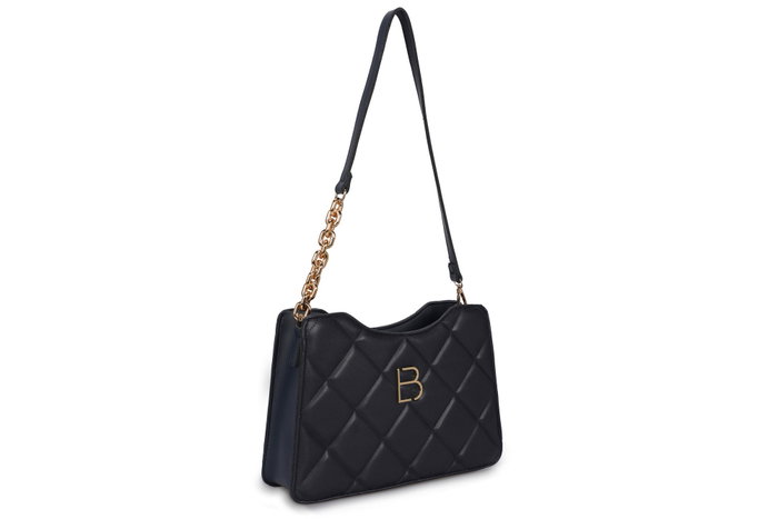 Lucky Bees Bolso de Hombro Azul Oscuro